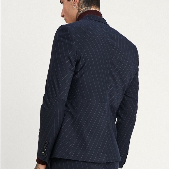 I need this Twisted Tailor navy pinstriped suit - Picture 8 of 8